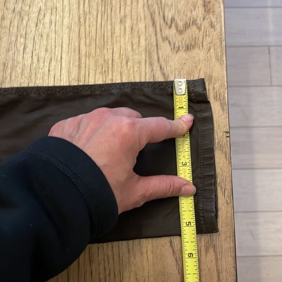 BLACK ORCHID BROWN VEGAN STRETCH LEATHER SKINNY LEG.  NEW - Picture 6 of 14